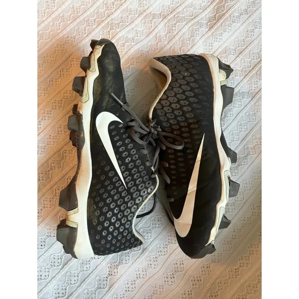 Nike Vapor Baseball Cleats Black White Men's US 11 Wide AV0711-010